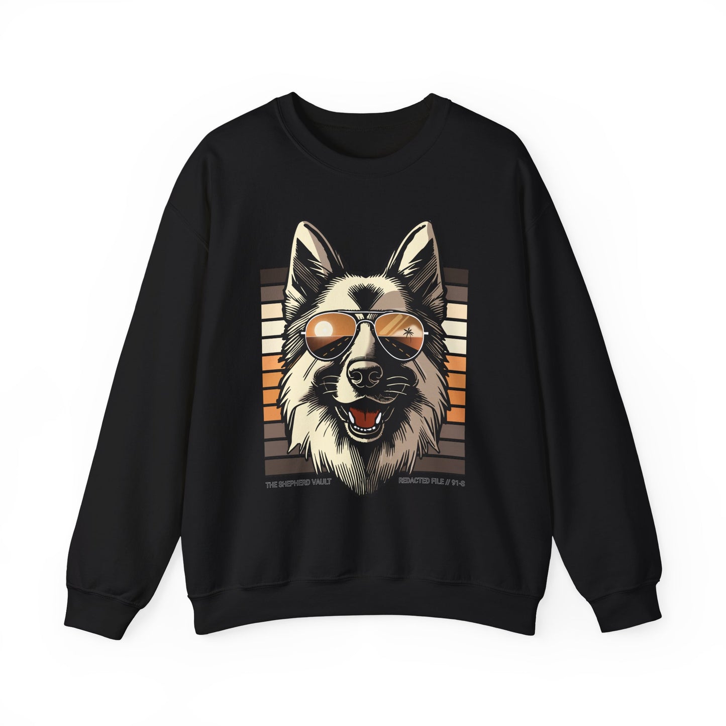 Women's Unauthorized Morale Sweatshirt | Retro Cool GSD Crewneck | Dog Lover Gift | Casual Wear