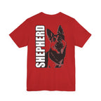 Men's Shepherd Tee | Bold Vertical 'SHEPHERD' with GSD Design
