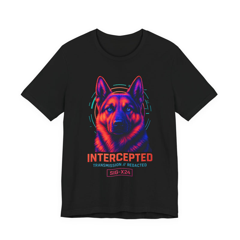 Women's Intercepted Tee | Graphic Tee for GSD Lovers and Streetwear Fans