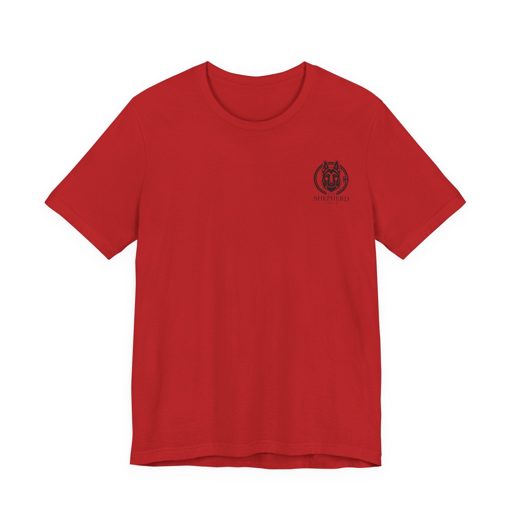 Women's Shepherd Tee | Bold Vertical 'SHEPHERD' with GSD Design