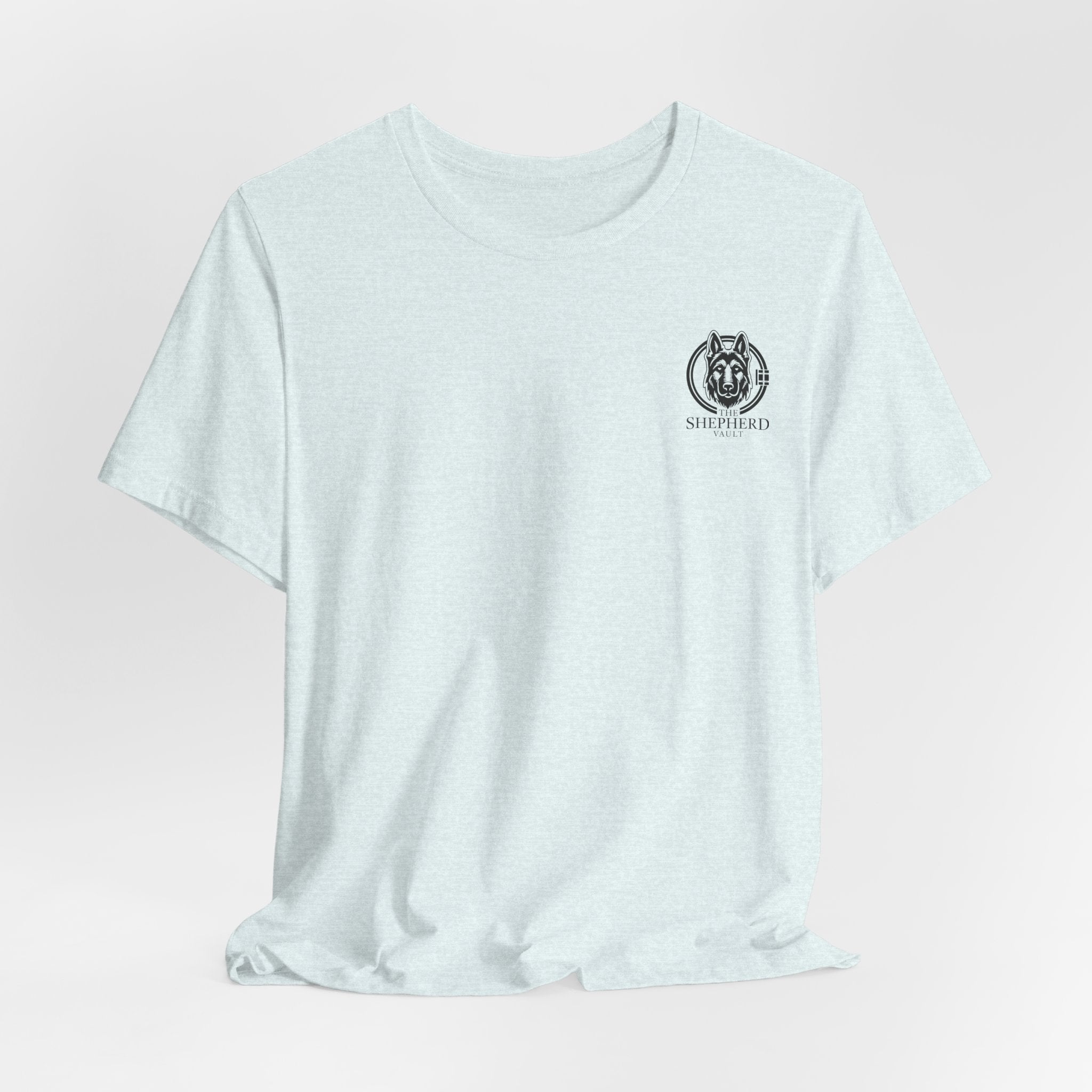 Women's Shepherd Tee | Bold Vertical 'SHEPHERD' with GSD Design