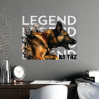 The “Legend in Motion” Fine Art Poster: Presence That Commands the Room | K9 Taz