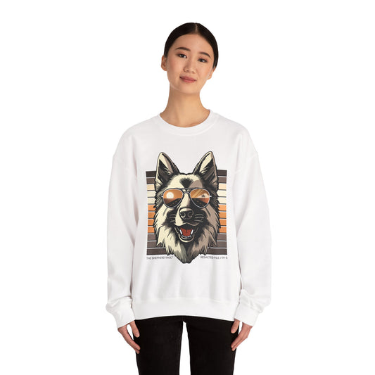 Women's Unauthorized Morale Sweatshirt | Retro Cool GSD Crewneck | Dog Lover Gift | Casual Wear