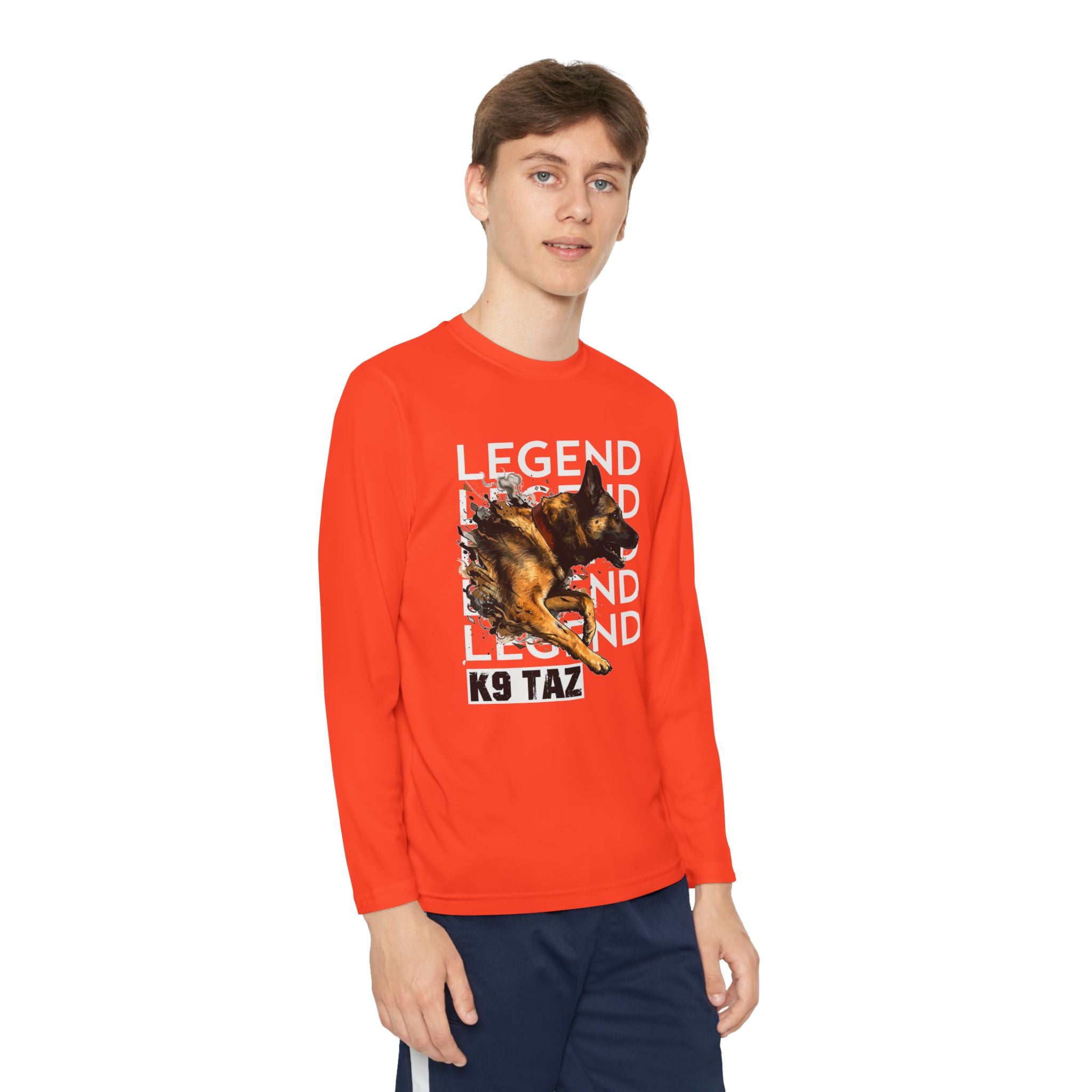 Youth “Legend In Motion” Long Sleeve Shirt | K9 Taz