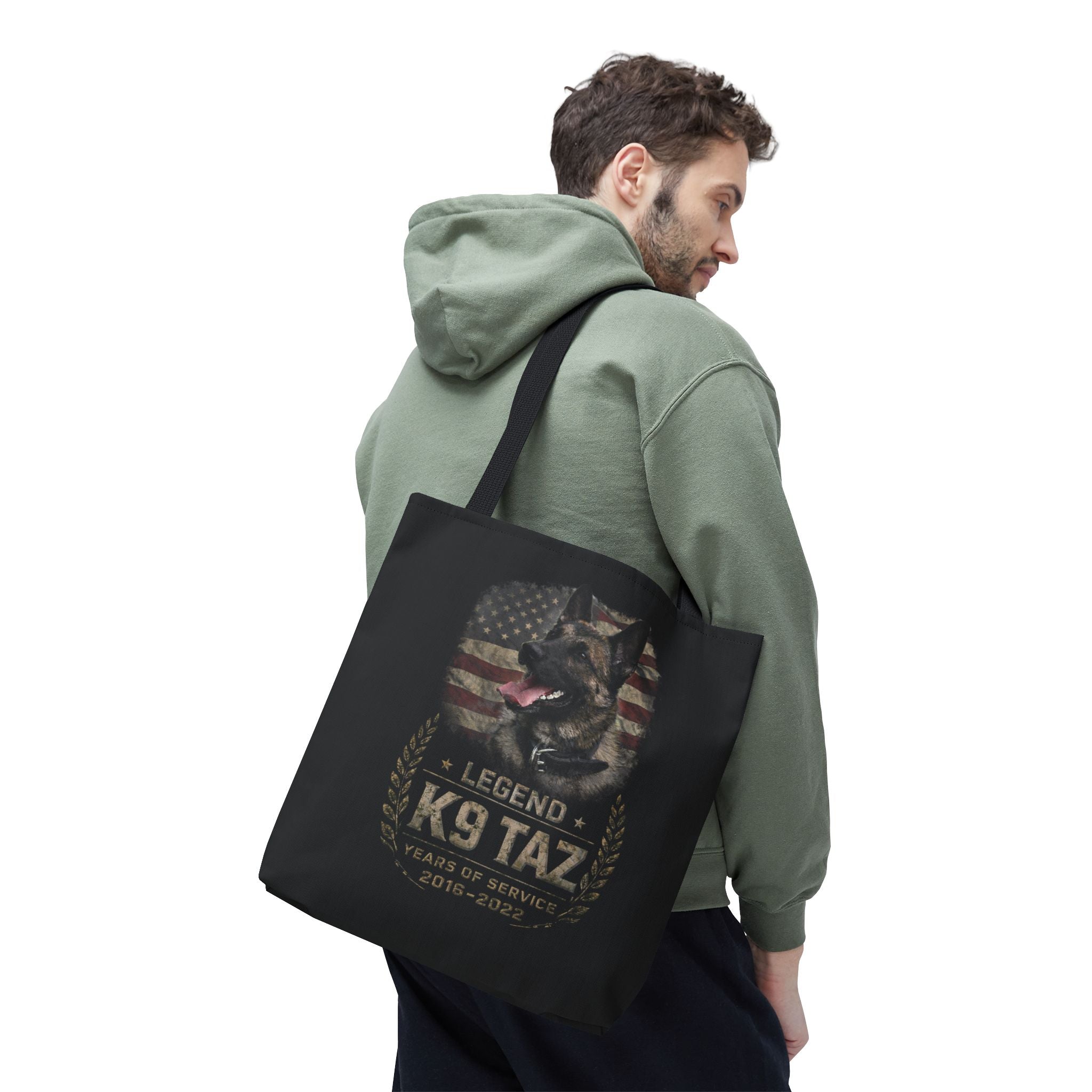 The "Legendary Grit" Tote | Retired Police Dog Tribute Bag | K9 Taz