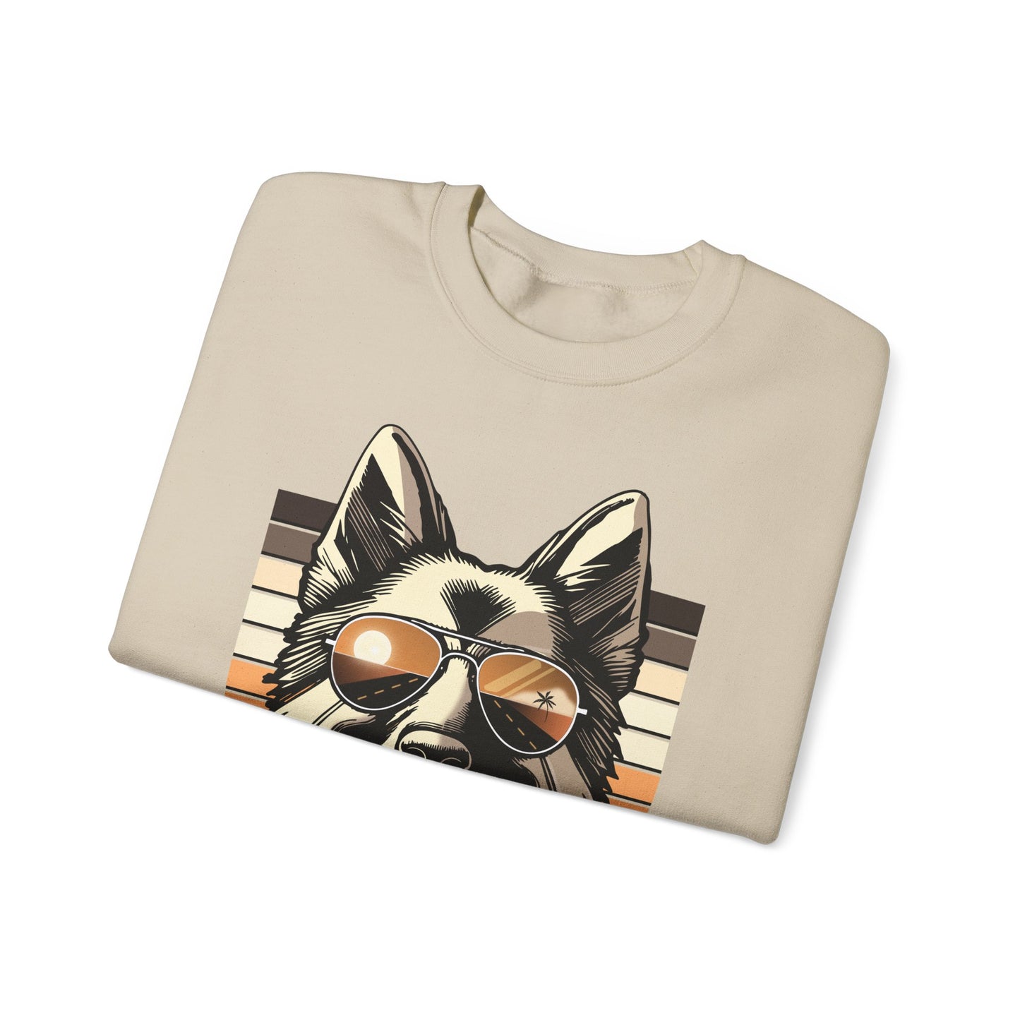 Men's Unauthorized Morale Sweatshirt | Retro Cool GSD Crewneck | Dog Lover Gift | Casual Wear