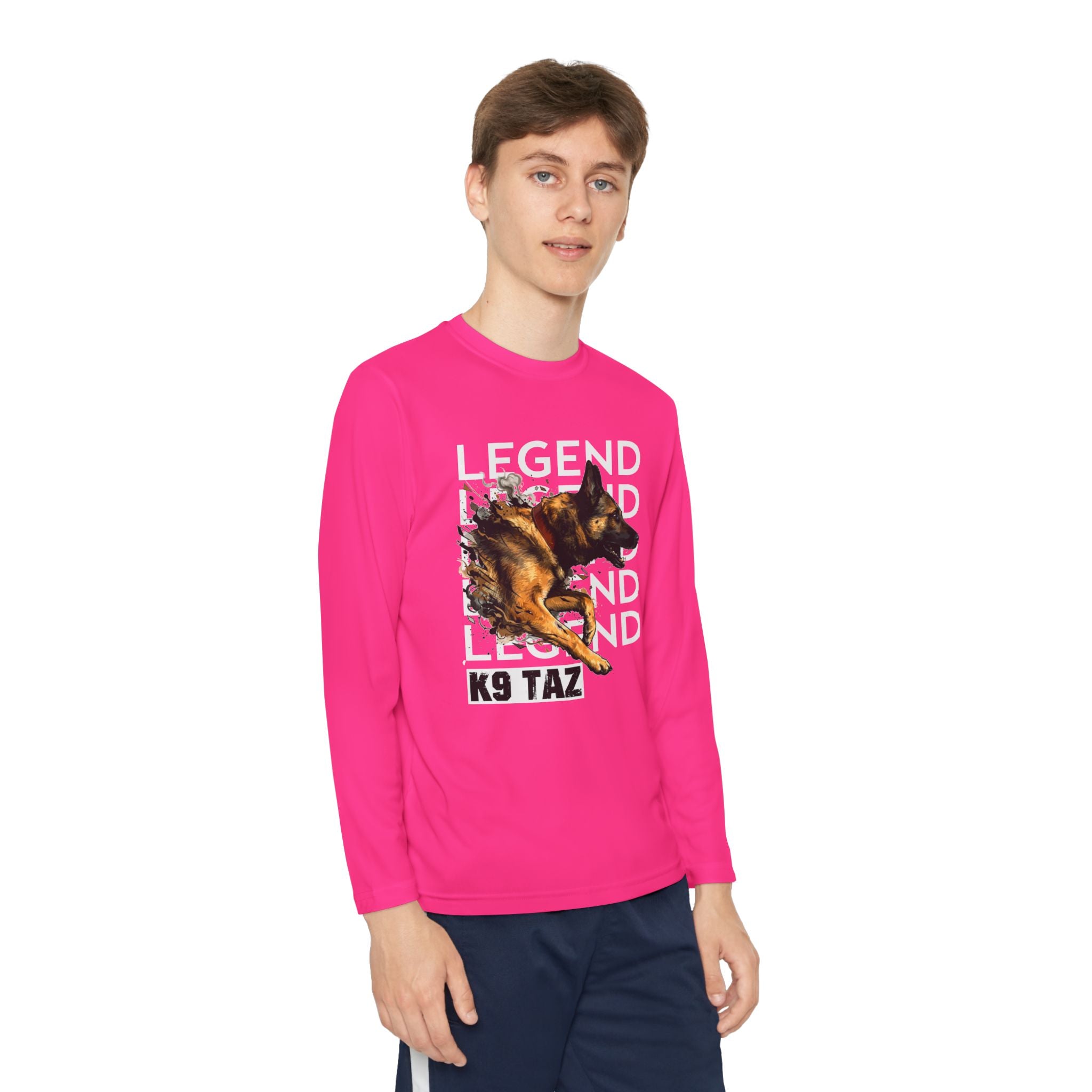 Youth “Legend In Motion” Long Sleeve Shirt | K9 Taz