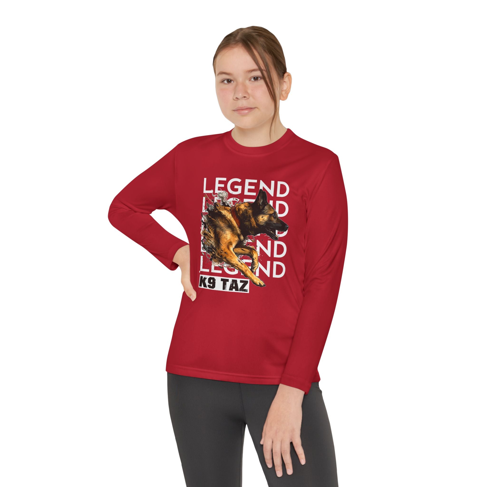 Youth “Legend In Motion” Long Sleeve Shirt | K9 Taz