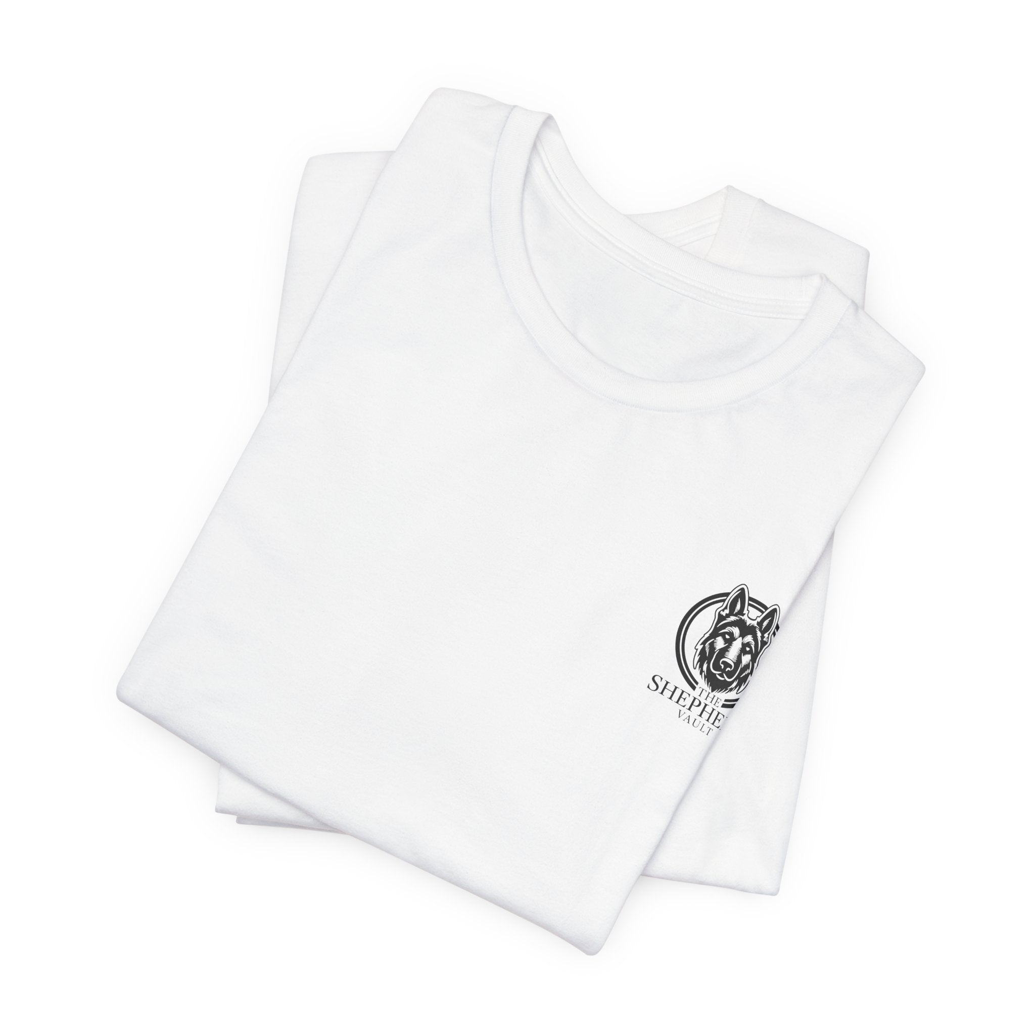 Men's Shepherd Tee | Bold Vertical 'SHEPHERD' with GSD Design