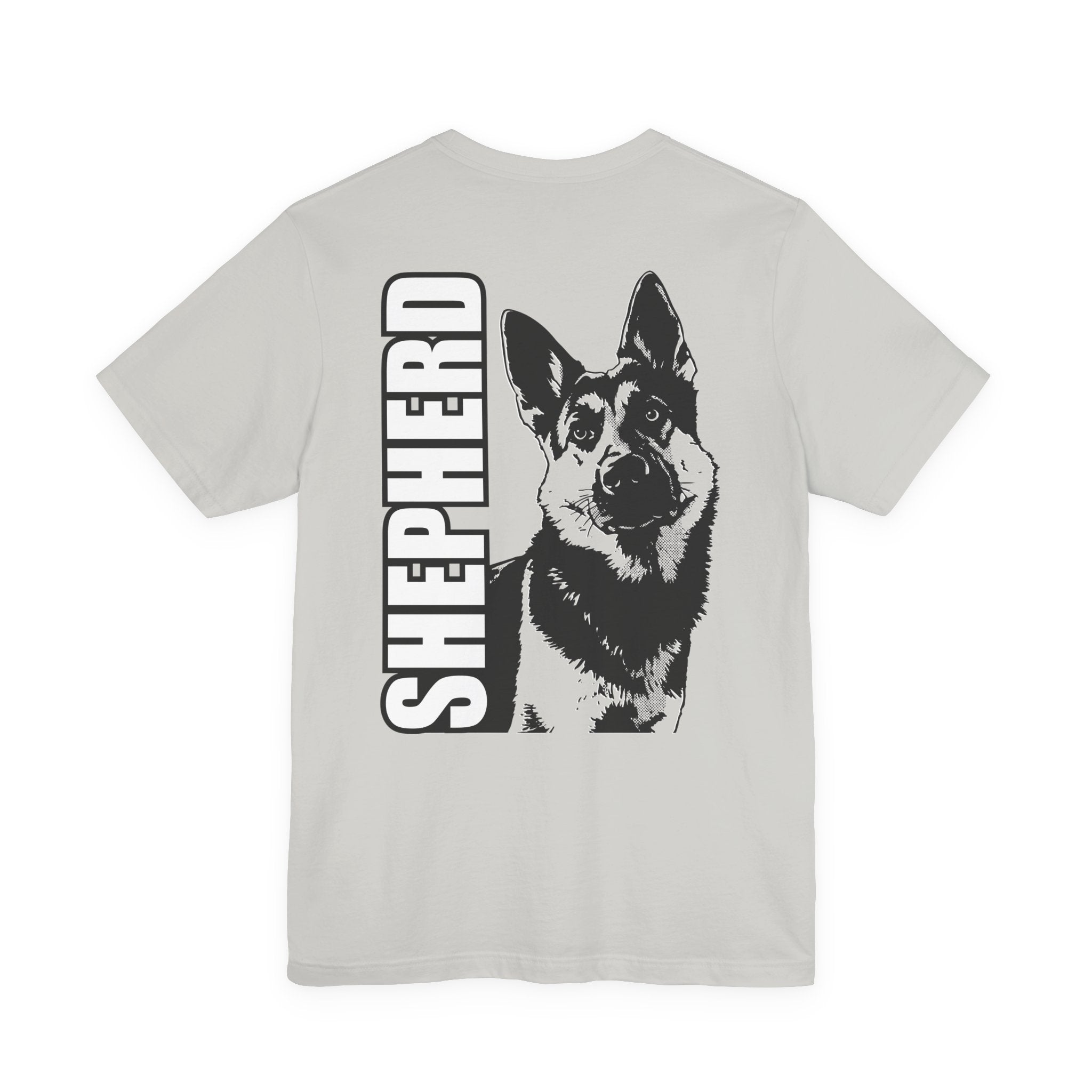 Men's Shepherd Tee | Bold Vertical 'SHEPHERD' with GSD Design