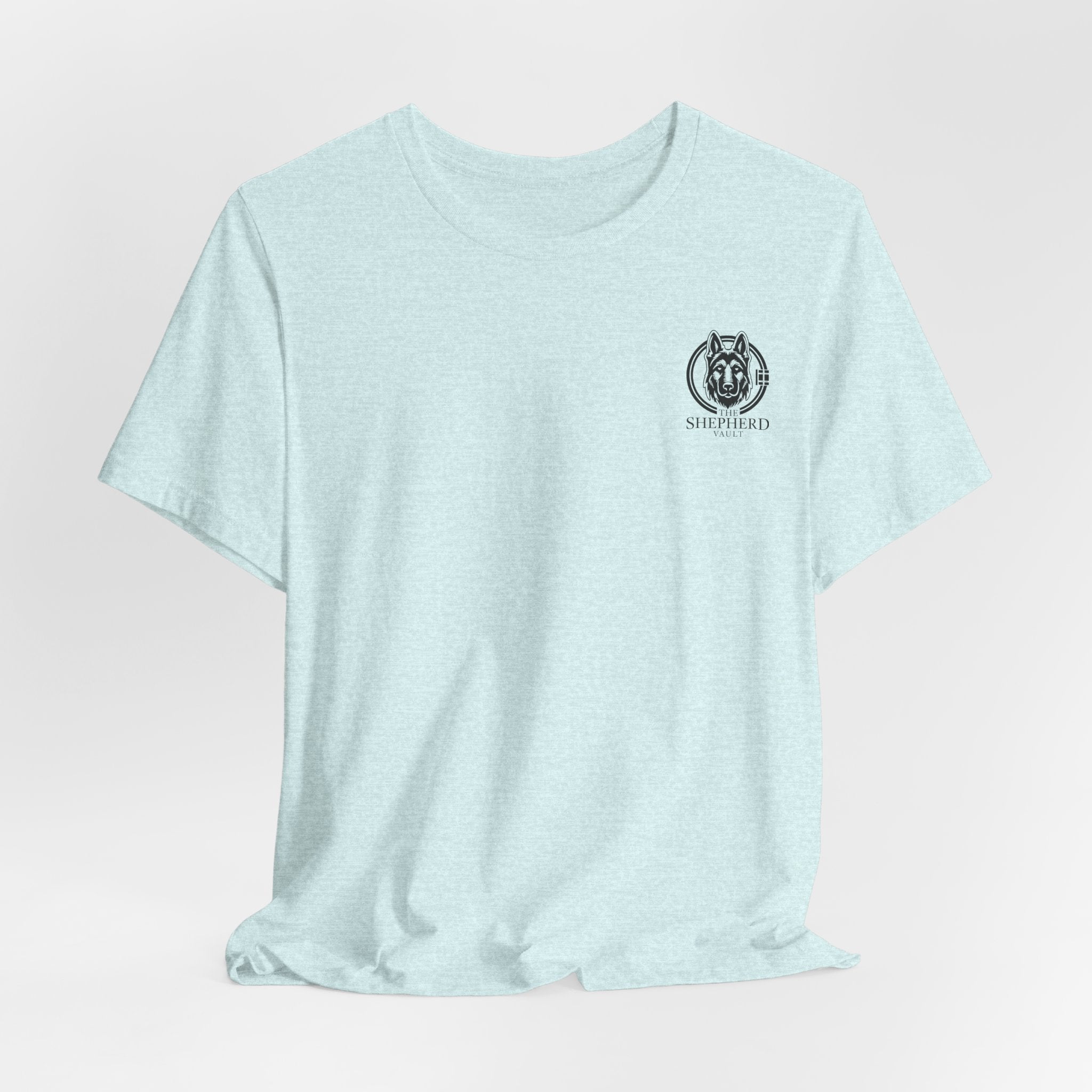 Women's Shepherd Tee | Bold Vertical 'SHEPHERD' with GSD Design