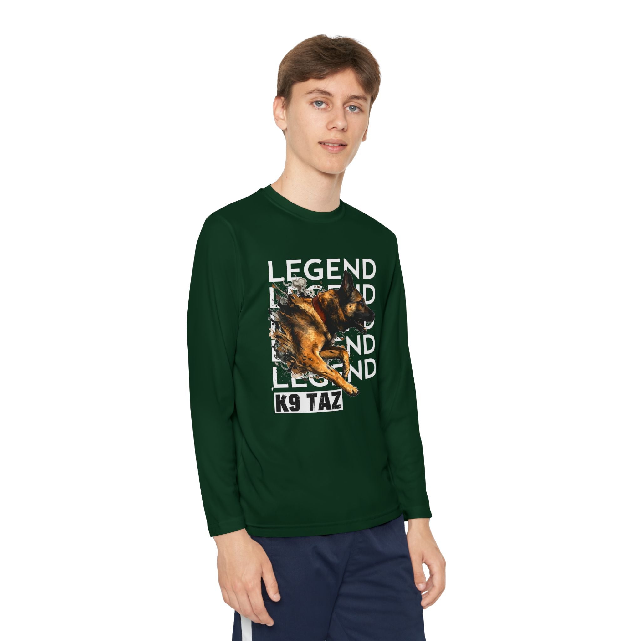 Youth “Legend In Motion” Long Sleeve Shirt | K9 Taz
