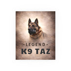 The "Legends Among Us" Tribute Poster: Presence Archived | K9 Taz
