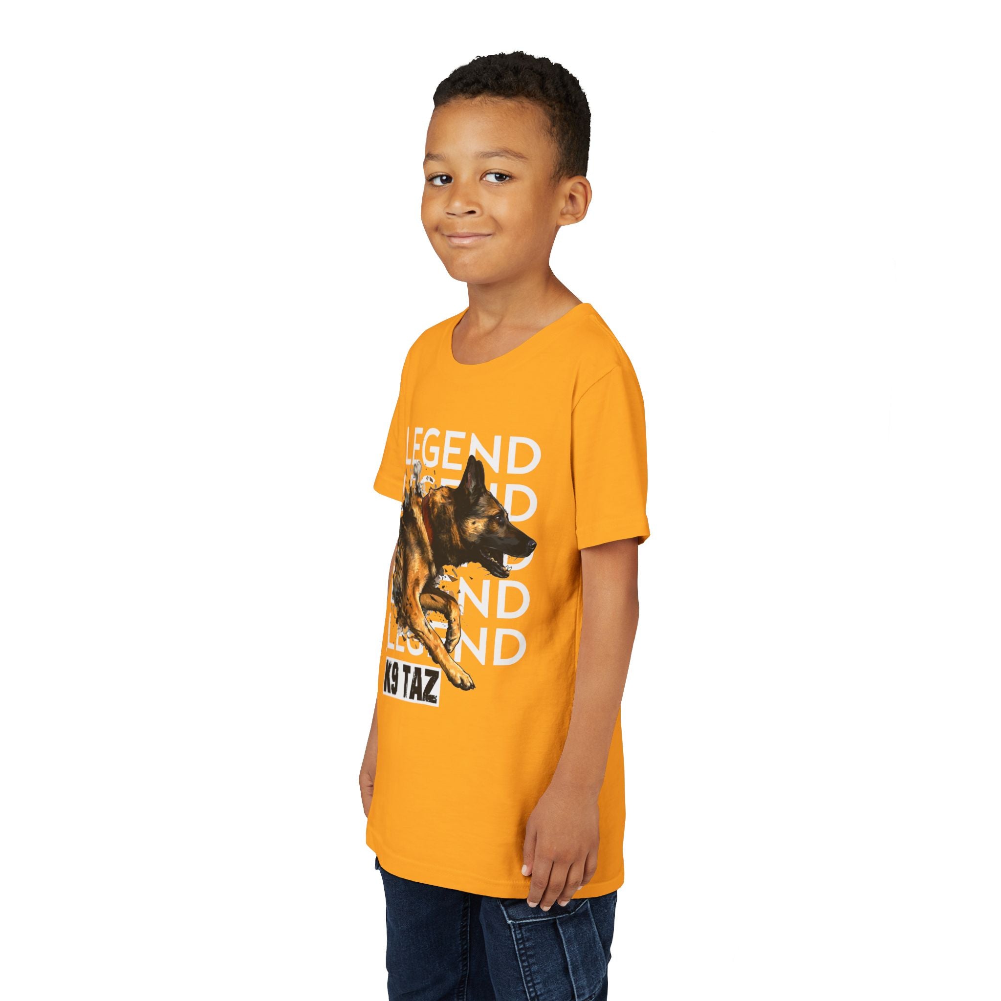 Youth “Legend In Motion” T-shirt | Retired Police Dog Tee | K9 Taz