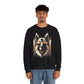 Men's Unauthorized Morale Sweatshirt | Retro Cool GSD Crewneck | Dog Lover Gift | Casual Wear