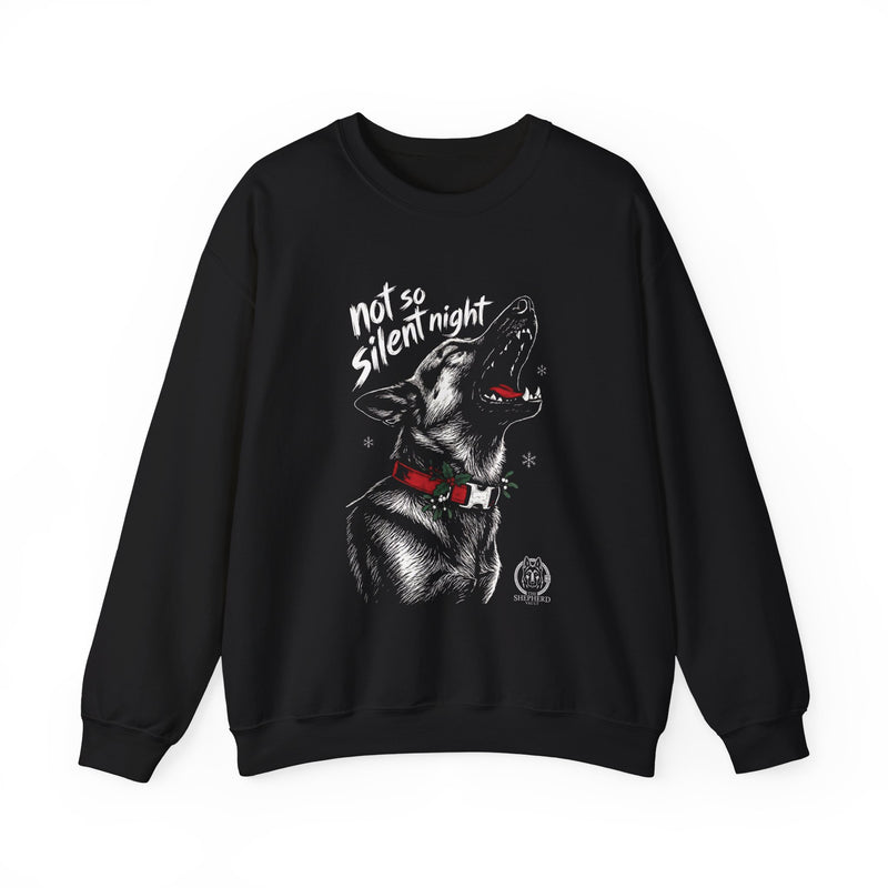 Not So Silent Night,  The "GSD Owner" Holiday Essential Crewneck  Sweatshirt