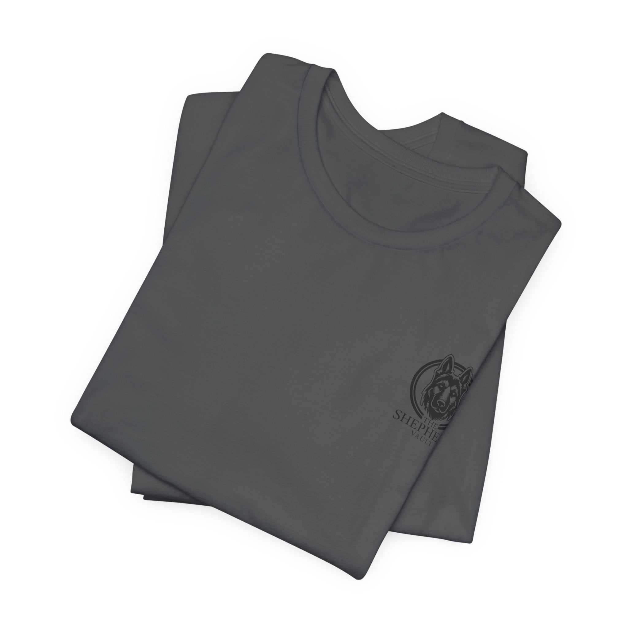 Men's Shepherd Tee | Bold Vertical 'SHEPHERD' with GSD Design