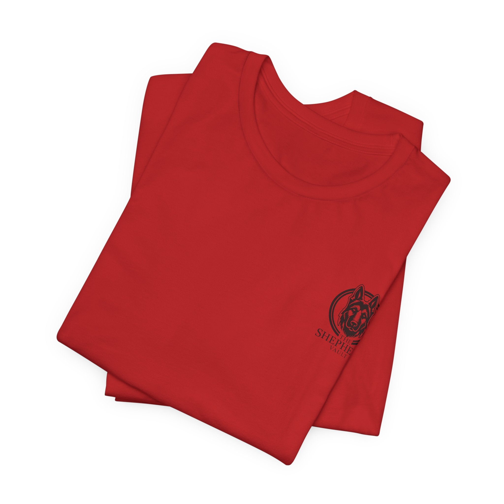 Men's Shepherd Tee | Bold Vertical 'SHEPHERD' with GSD Design