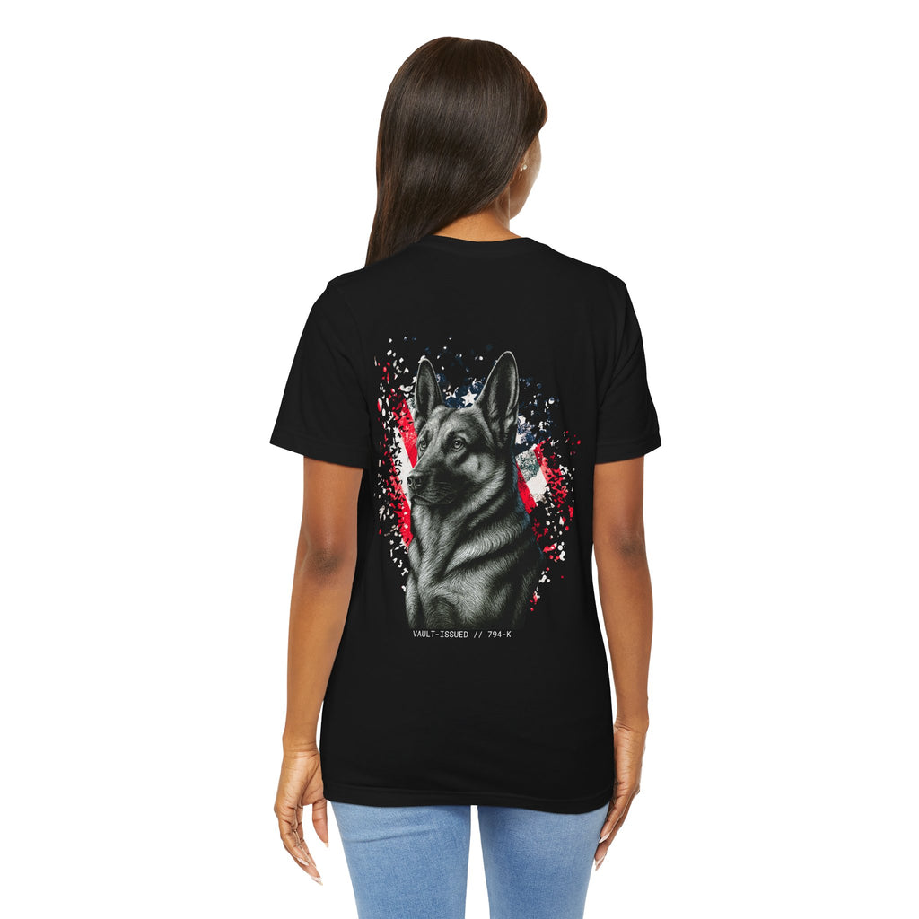 Women's Guardian Tee | Patriotic GSD Shirt