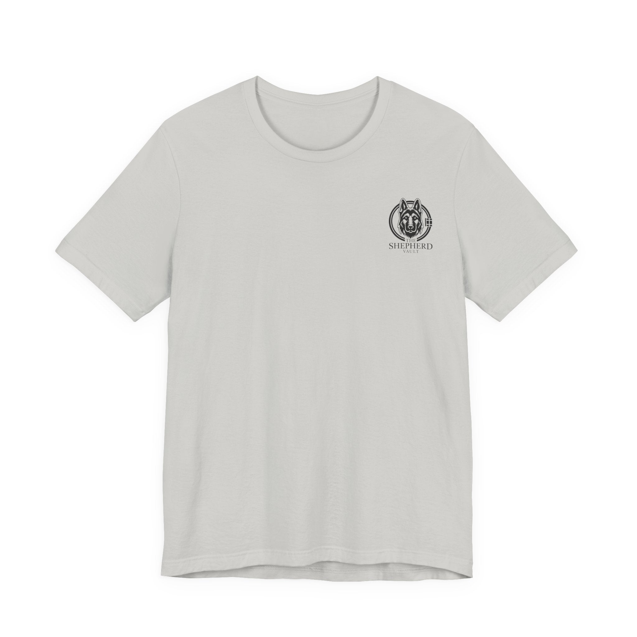 Men's Shepherd Tee | Bold Vertical 'SHEPHERD' with GSD Design